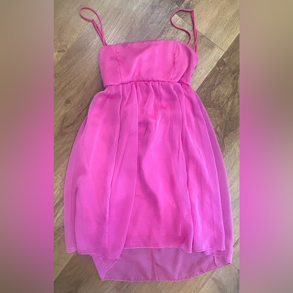 Lucy in the Sky Vibrant Pink Dress